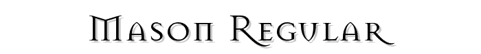 Mason Regular font
